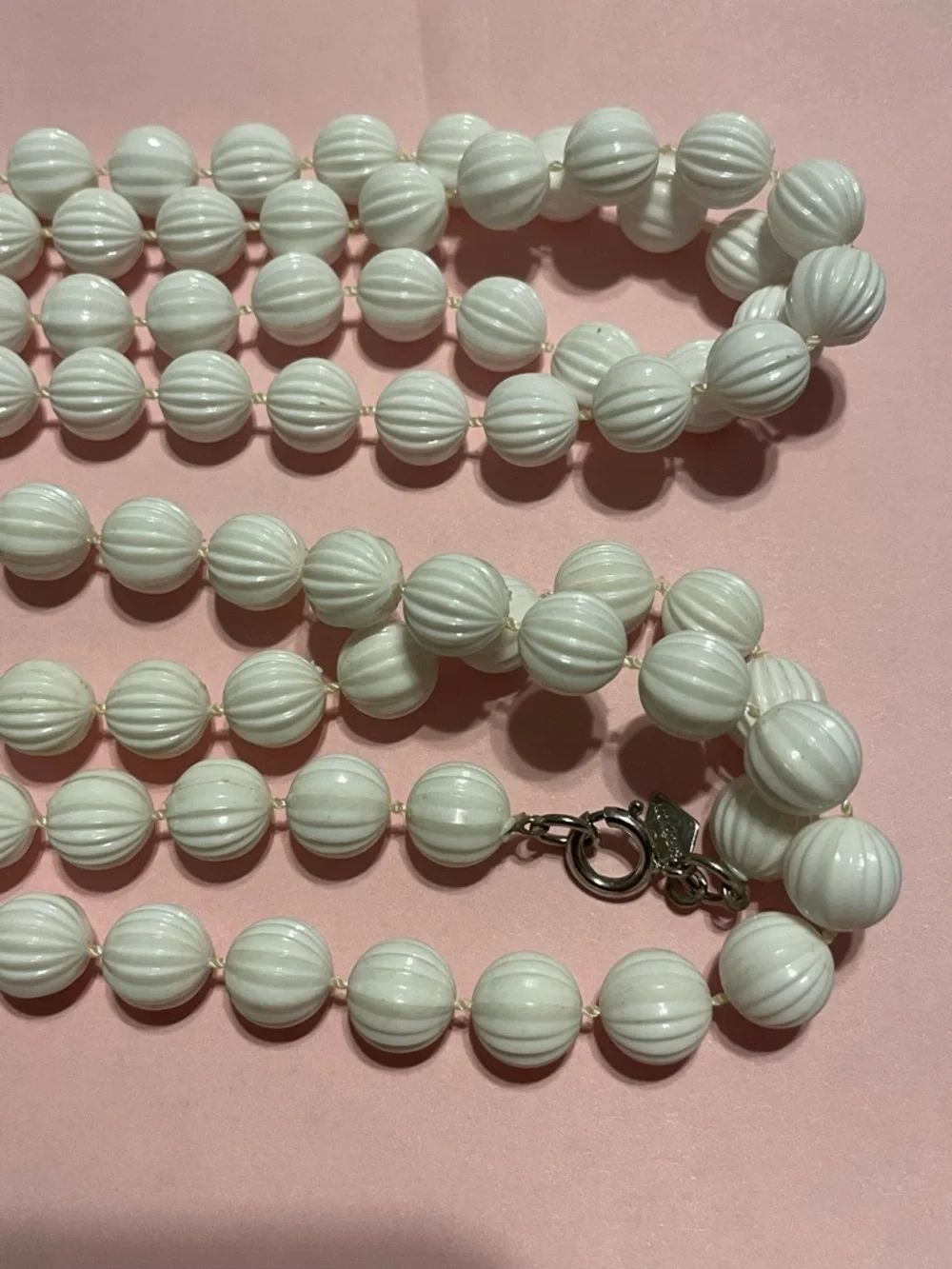 Vintage Signed Sarah Coventry Plastic Necklace Set #7143 You Get Both